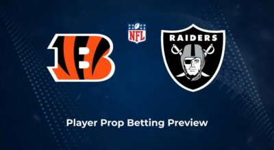 Bengals vs. Raiders Player Props & Odds – Week 9