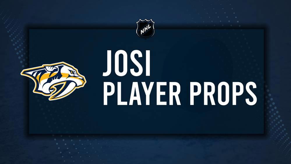 Roman Josi Player Prop Bets for the Predators vs. Oilers Game - October 31