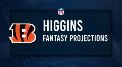 Tee Higgins Fantasy Projections: Week 8 vs. the Eagles