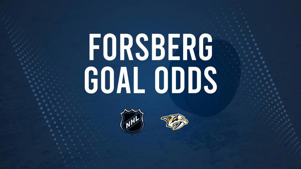 Will Filip Forsberg Score a Goal Against the Kraken on October 15?