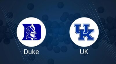 How to Watch Duke vs. Kentucky on TV or Live Stream - November 12