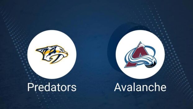 Predators vs. Avalanche Injury Report Today - November 2