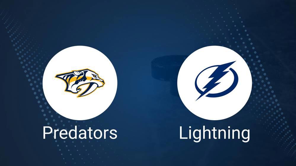 Predators vs. Lightning Injury Report Today - November 29