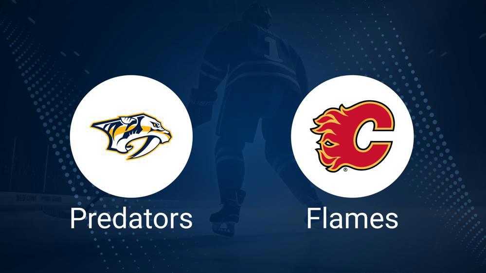 Where to Watch Nashville Predators vs. Calgary Flames on TV or Streaming Live - November 15