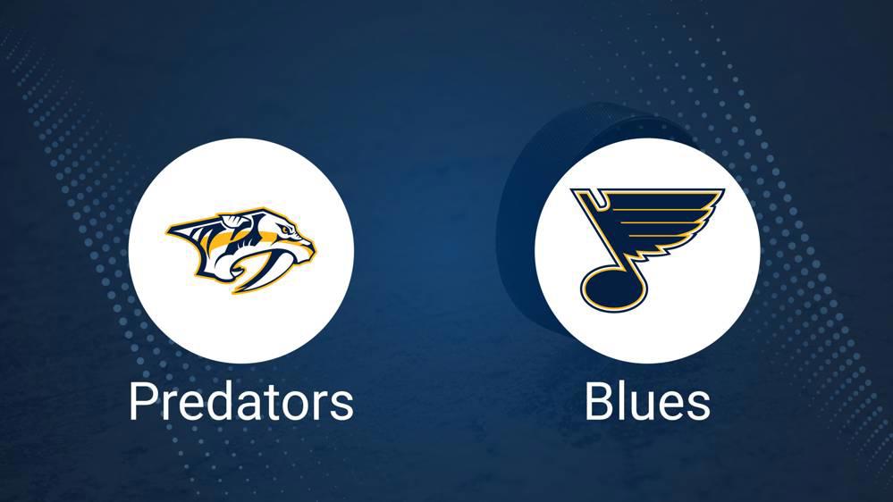 Predators vs. Blues Injury Report Today - December 27