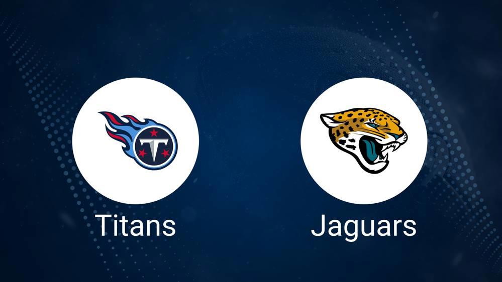 Where to Watch Titans vs. Jaguars on TV or Streaming Live - Dec. 29