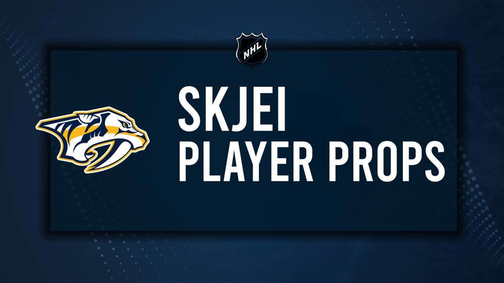 Brady Skjei Player Prop Bets for the Predators vs. Blackhawks Game - January 16