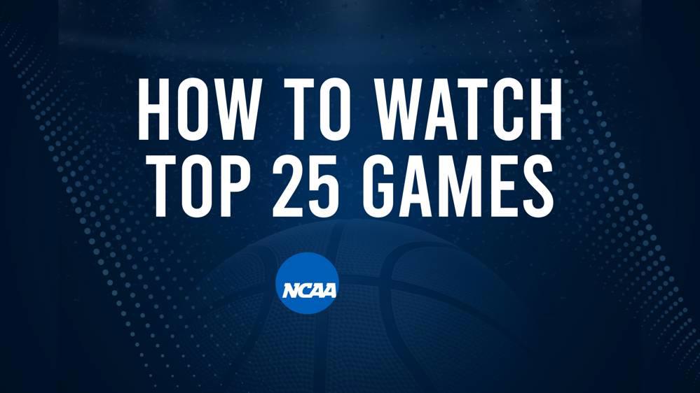 How to Watch Top 25 Women's College Basketball Games - Wednesday, January 8