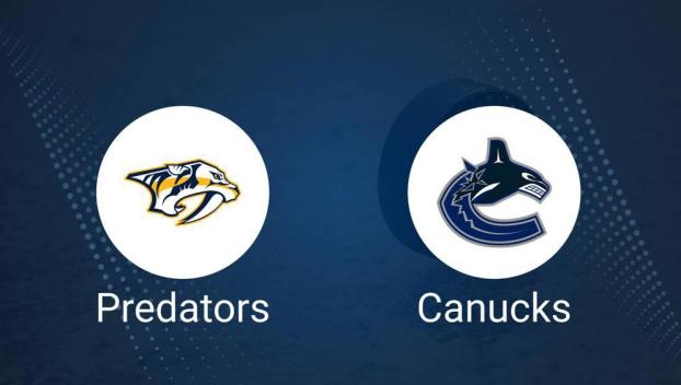 Predators vs. Canucks Injury Report Today - January 29