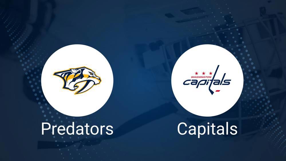 Predators vs. Capitals Injury Report Today - January 11