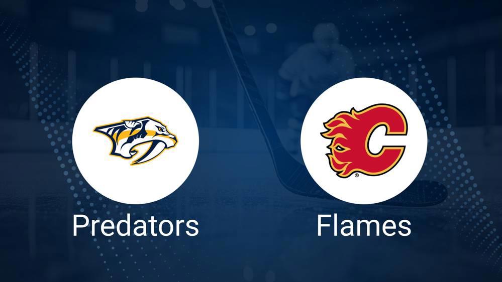 Predators vs. Flames Injury Report Today - January 4