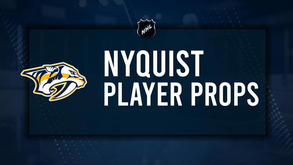 Gustav Nyquist Player Prop Bets for the Predators vs. Blackhawks Game - February 7