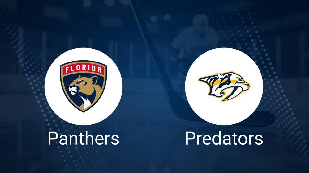 Where to Watch Florida Panthers vs. Nashville Predators on TV or Streaming Live - February 25