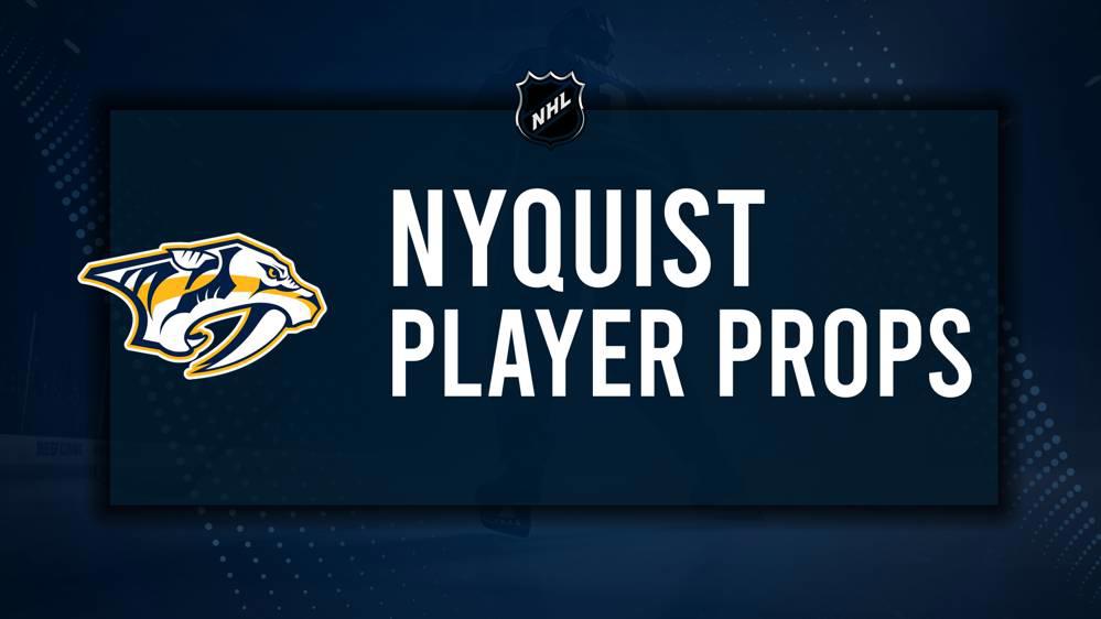 Gustav Nyquist Player Prop Bets for the Predators vs. Islanders Game - March 1
